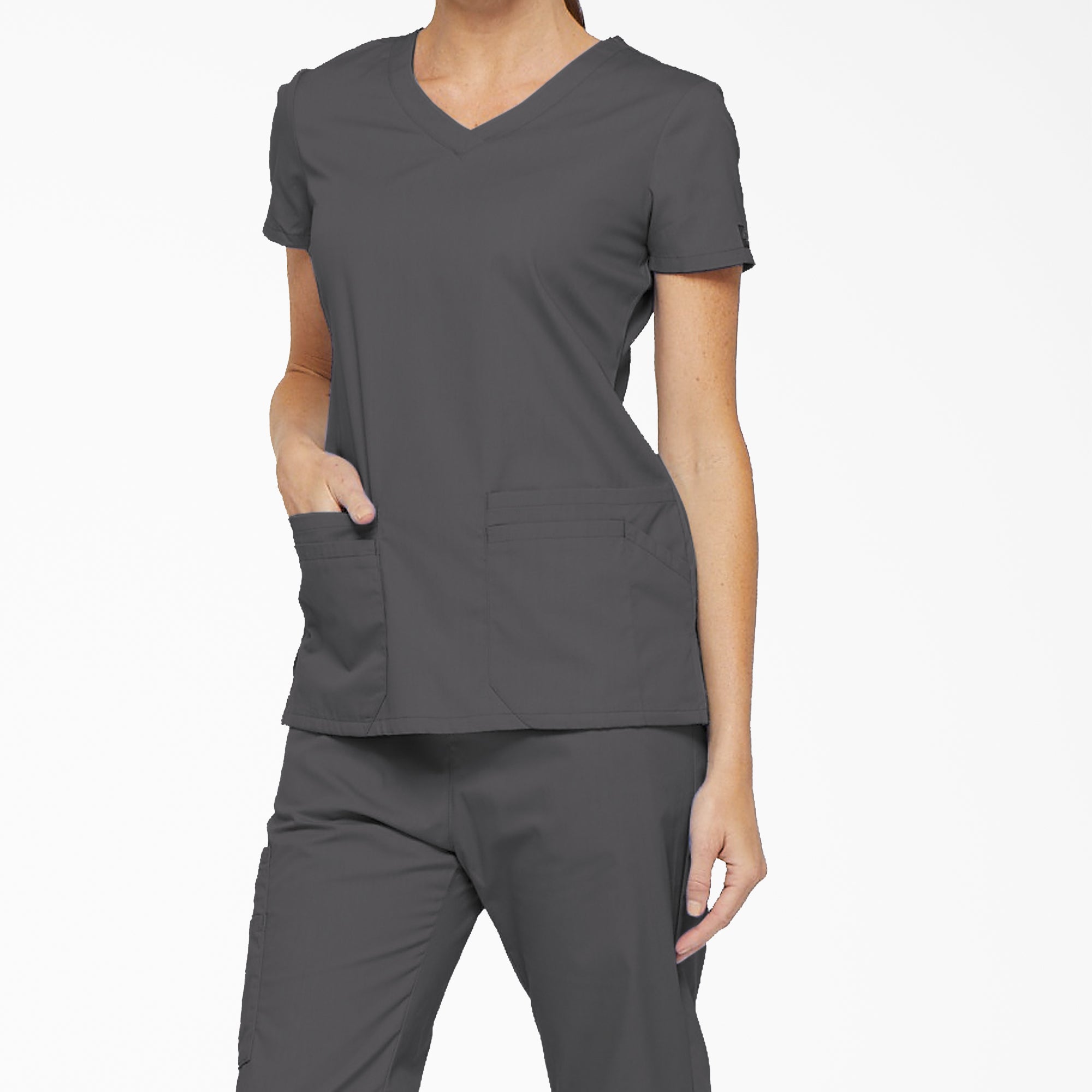 "Women's EDS Signature V-Neck Scrub Top"