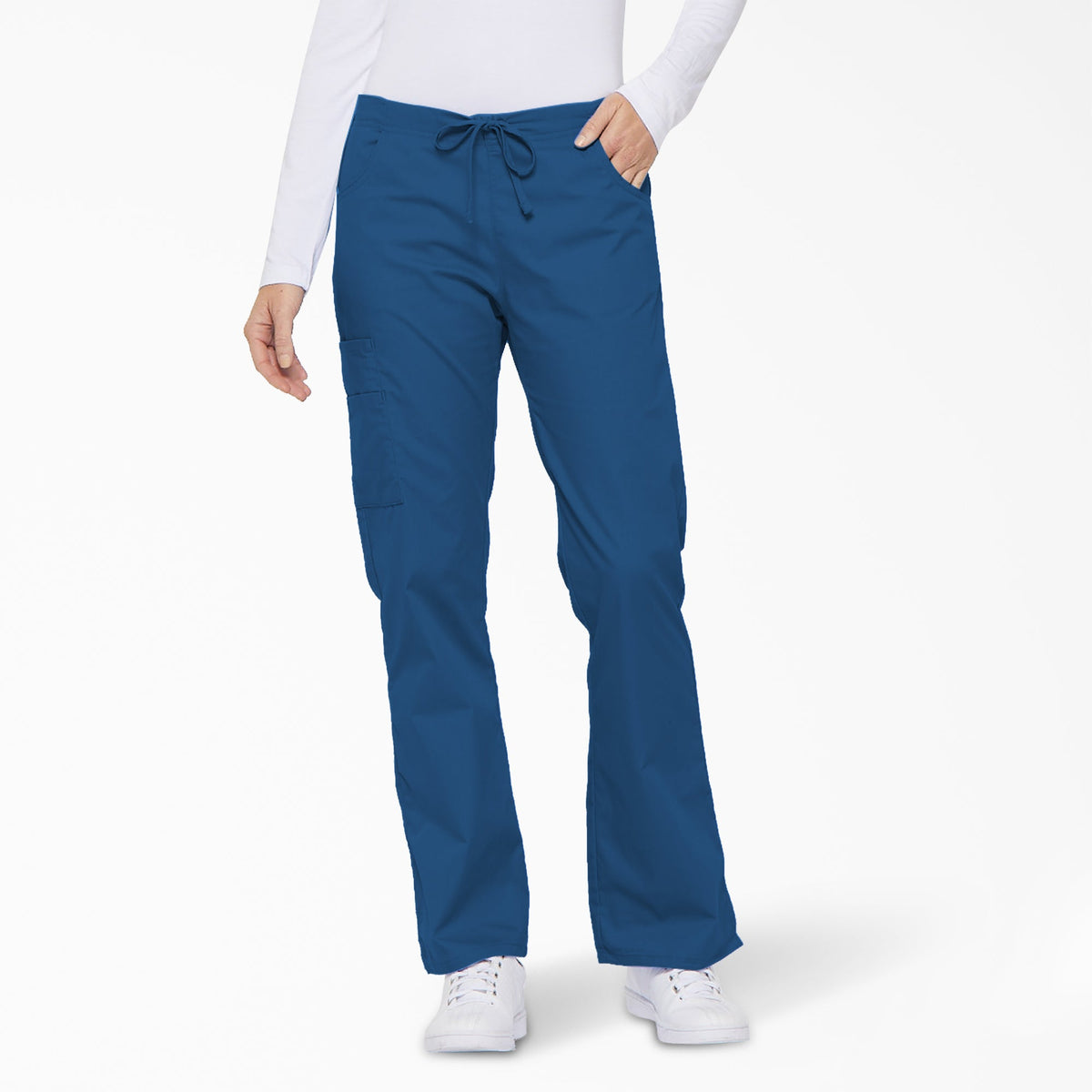"Women's EDS Signature Drawstring Cargo Scrub Pants"