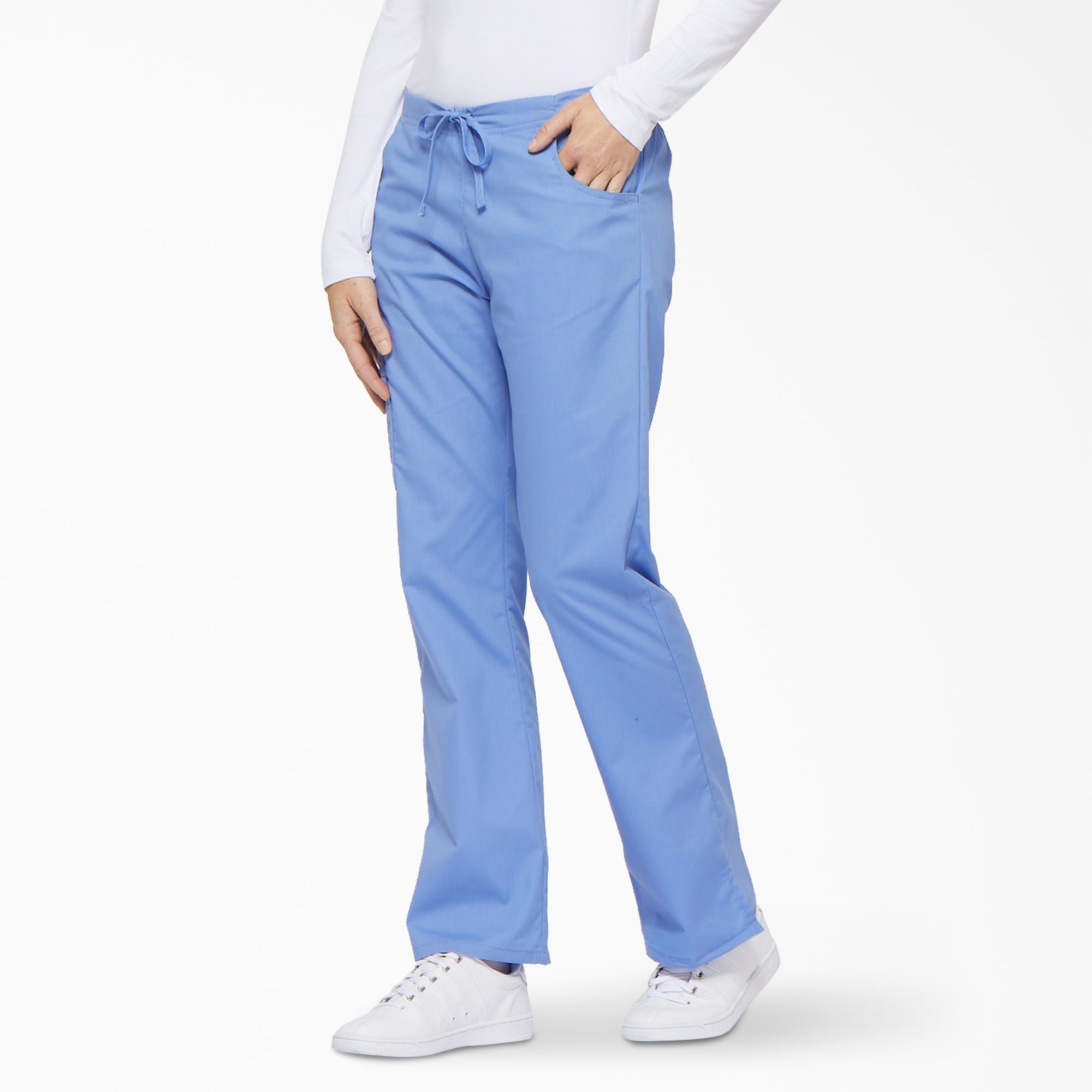 "Women's EDS Signature Drawstring Cargo Scrub Pants"
