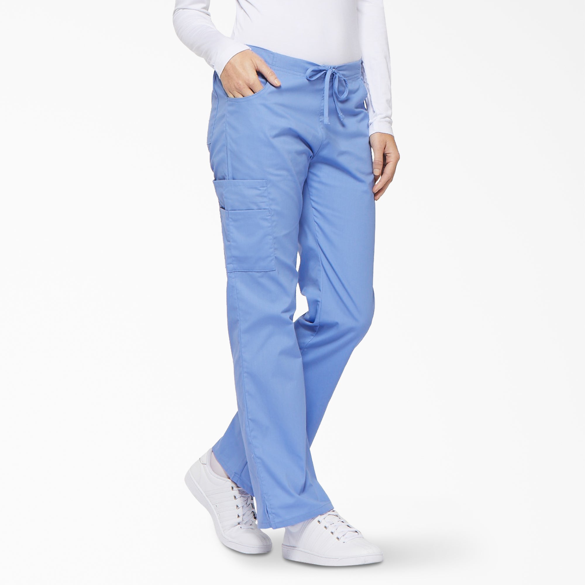 "Women's EDS Signature Drawstring Cargo Scrub Pants"