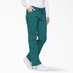 "Women's EDS Signature Drawstring Cargo Scrub Pants"