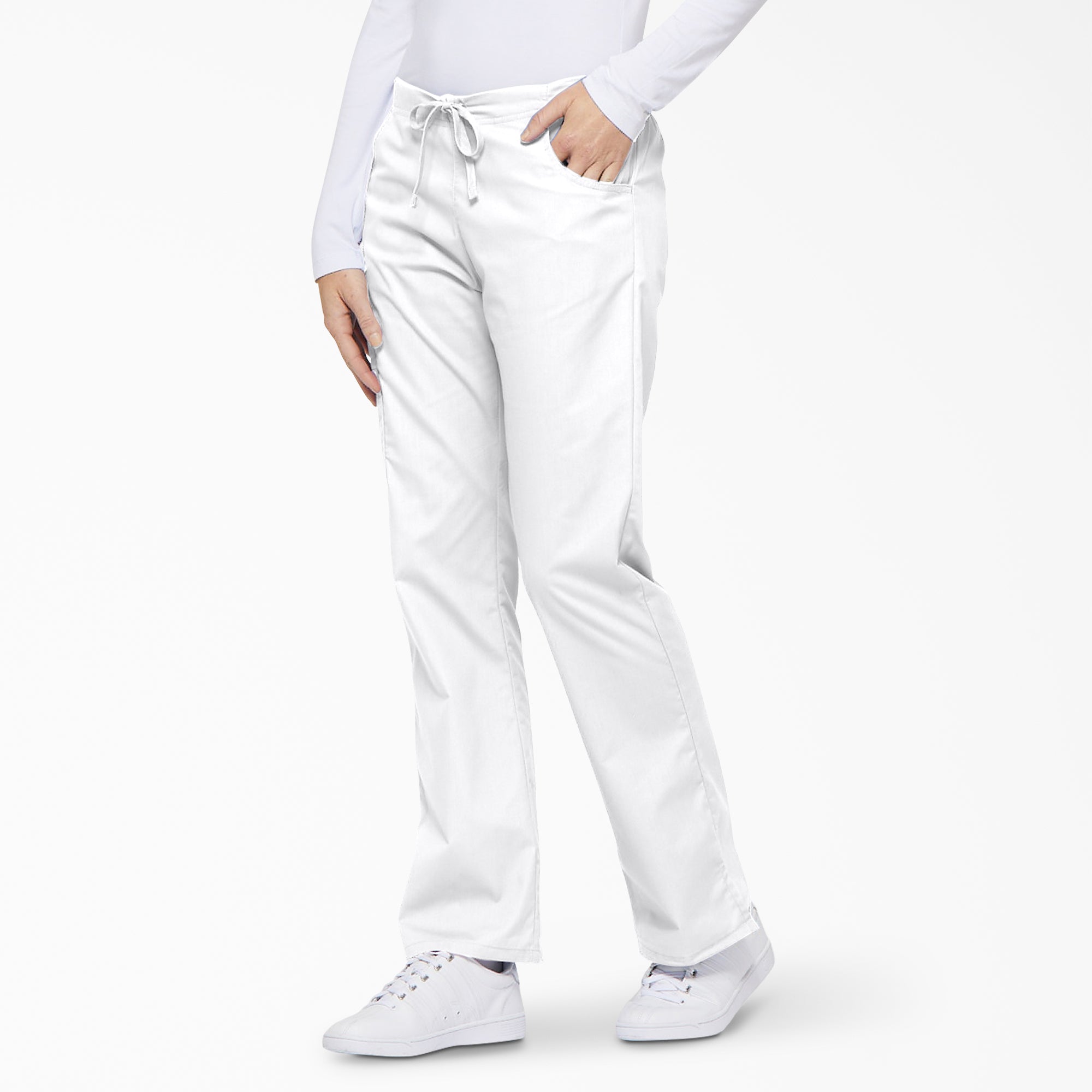 "Women's EDS Signature Drawstring Cargo Scrub Pants"
