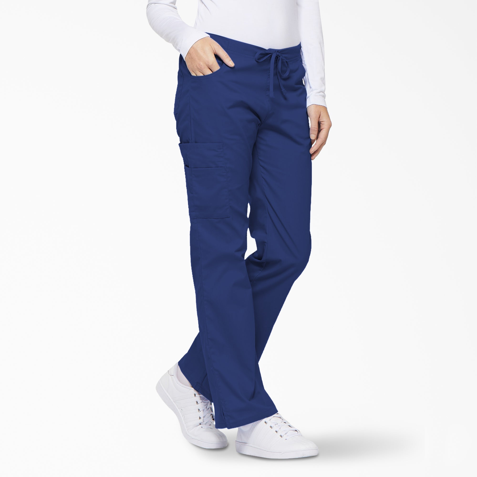 "Women's EDS Signature Drawstring Cargo Scrub Pants"
