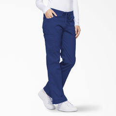"Women's EDS Signature Drawstring Cargo Scrub Pants"