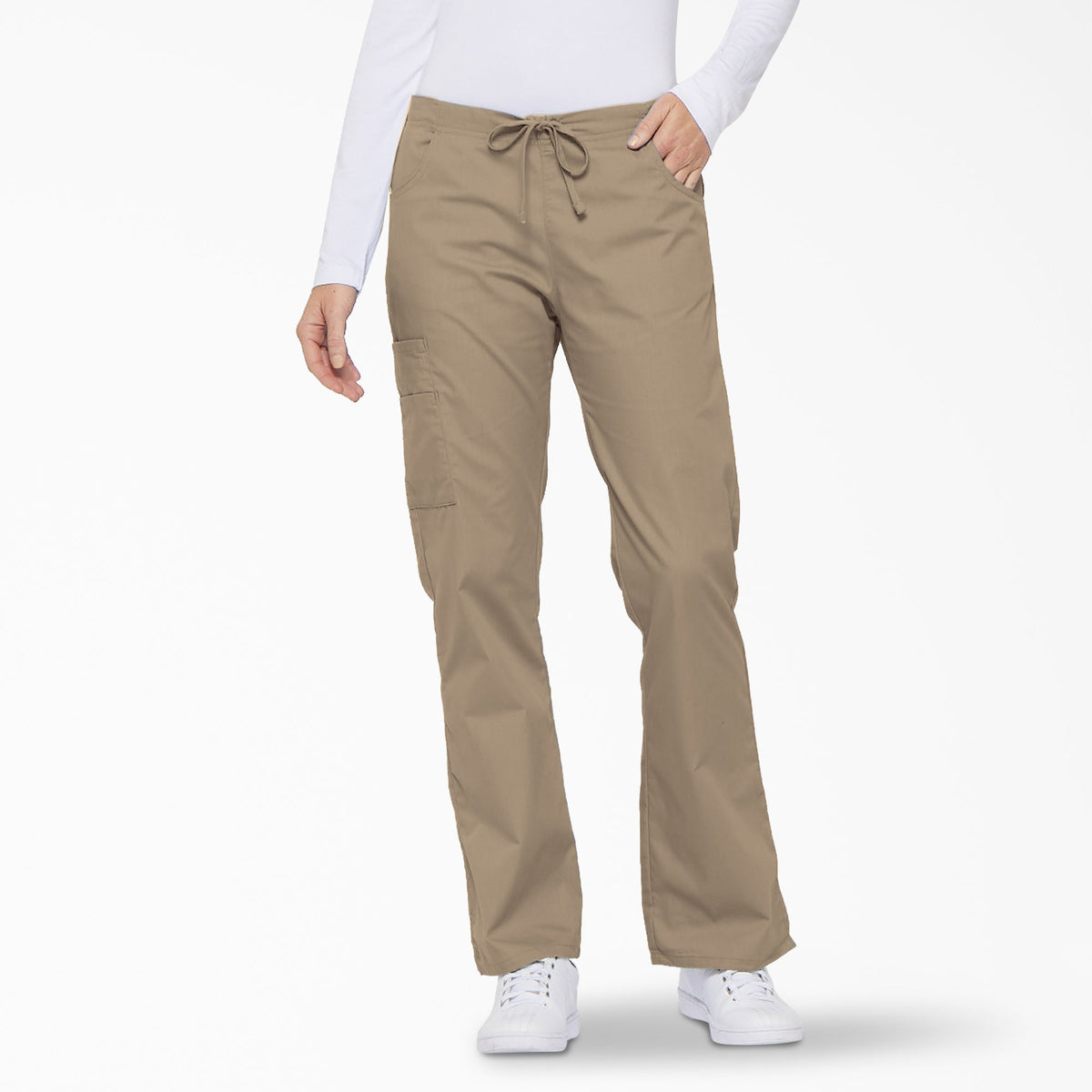 "Women's EDS Signature Drawstring Cargo Scrub Pants"