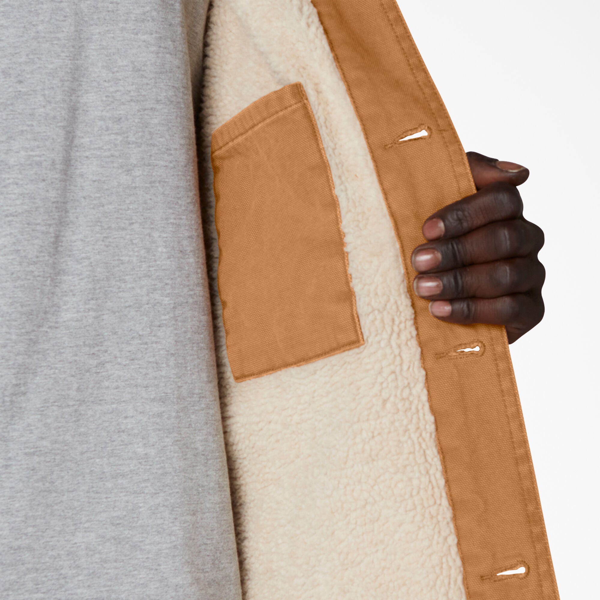"Stonewashed Duck Lined Chore Coat"