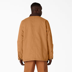 "Stonewashed Duck Lined Chore Coat"