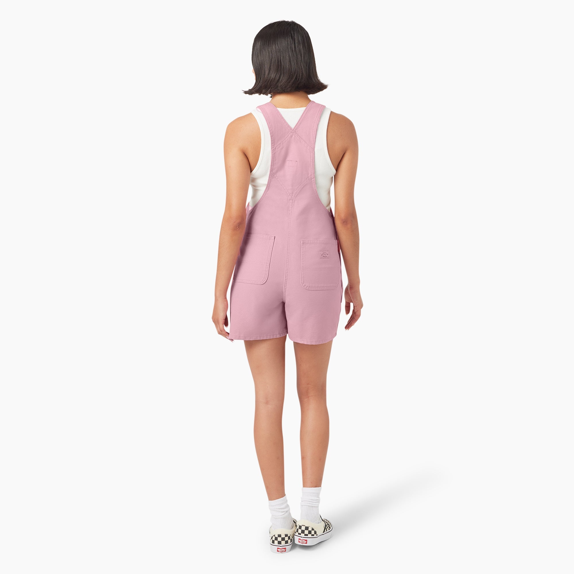 "Women's Duck Canvas Bib Shortalls, 4"""