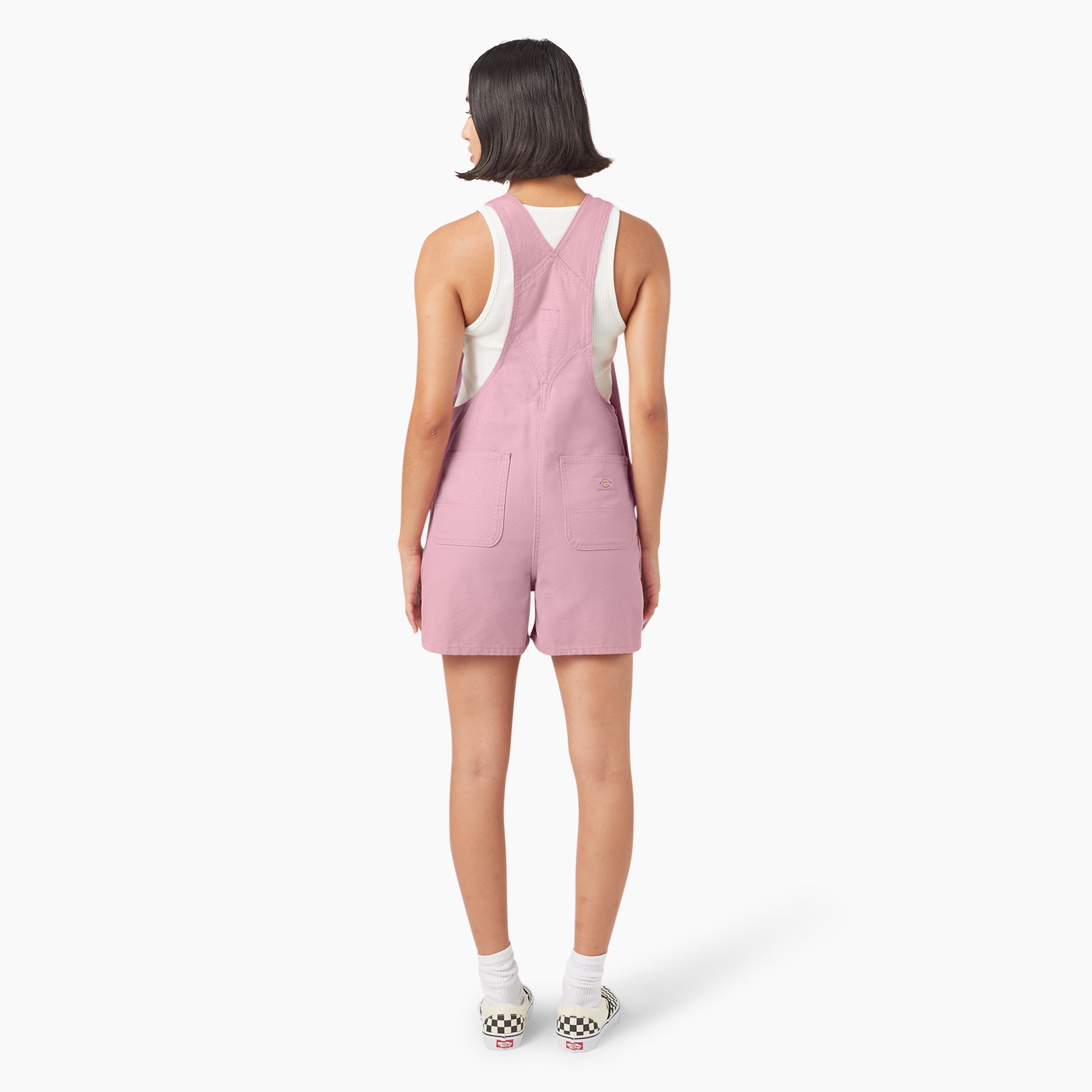 "Women's Duck Canvas Bib Shortalls, 4"""