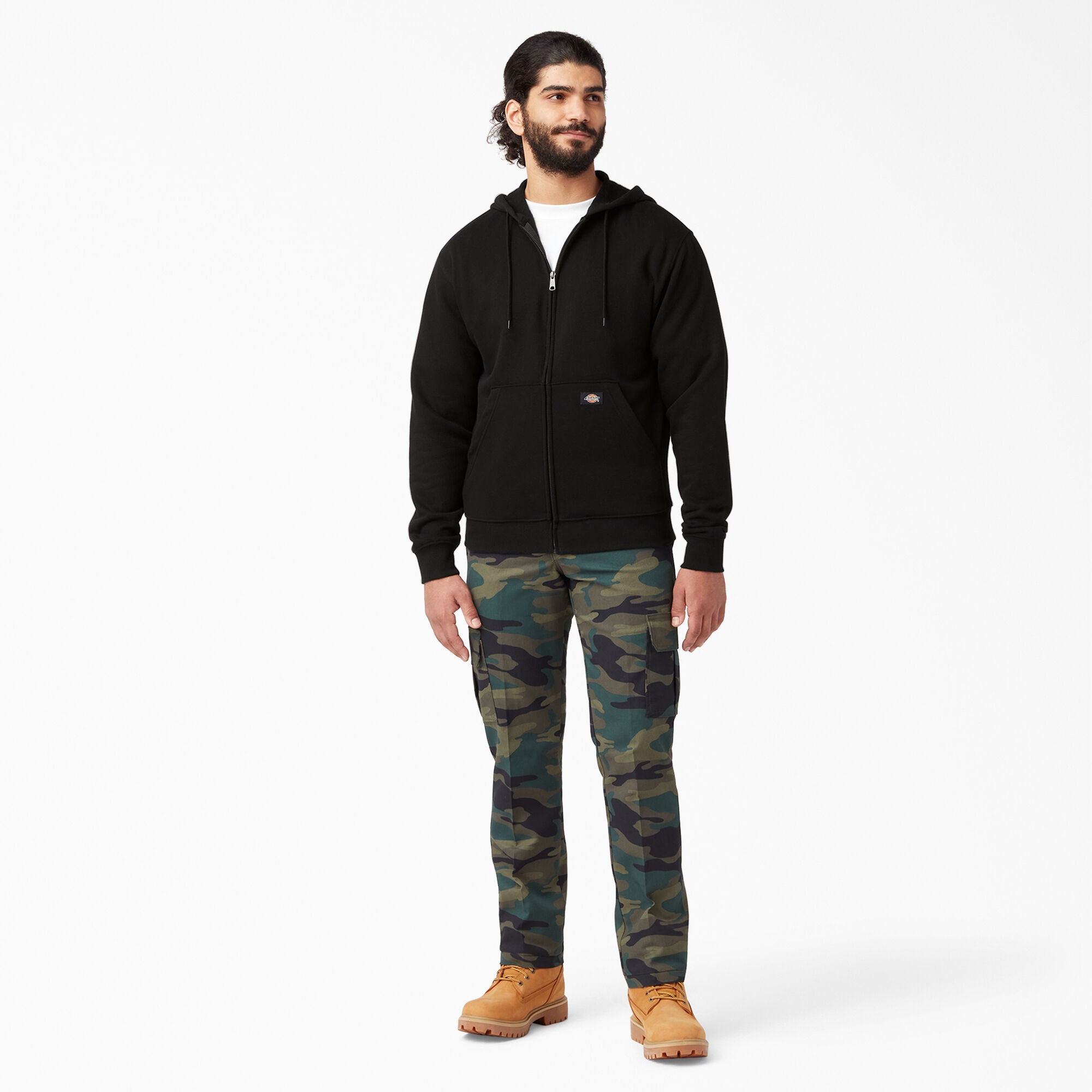 "Midweight Fleece Zip Hoodie"