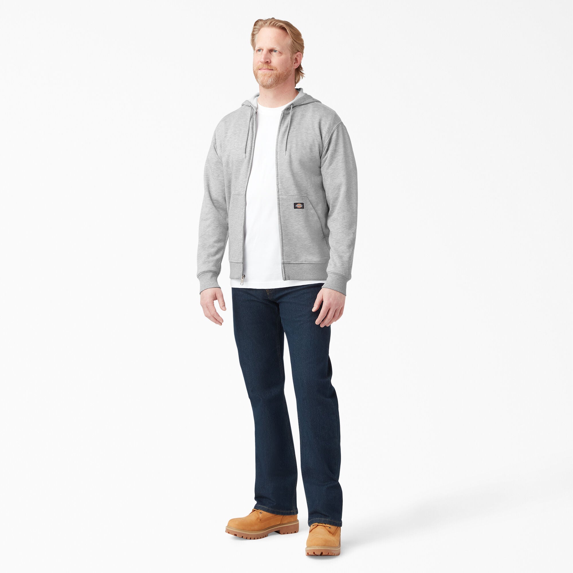 "Midweight Fleece Zip Hoodie"