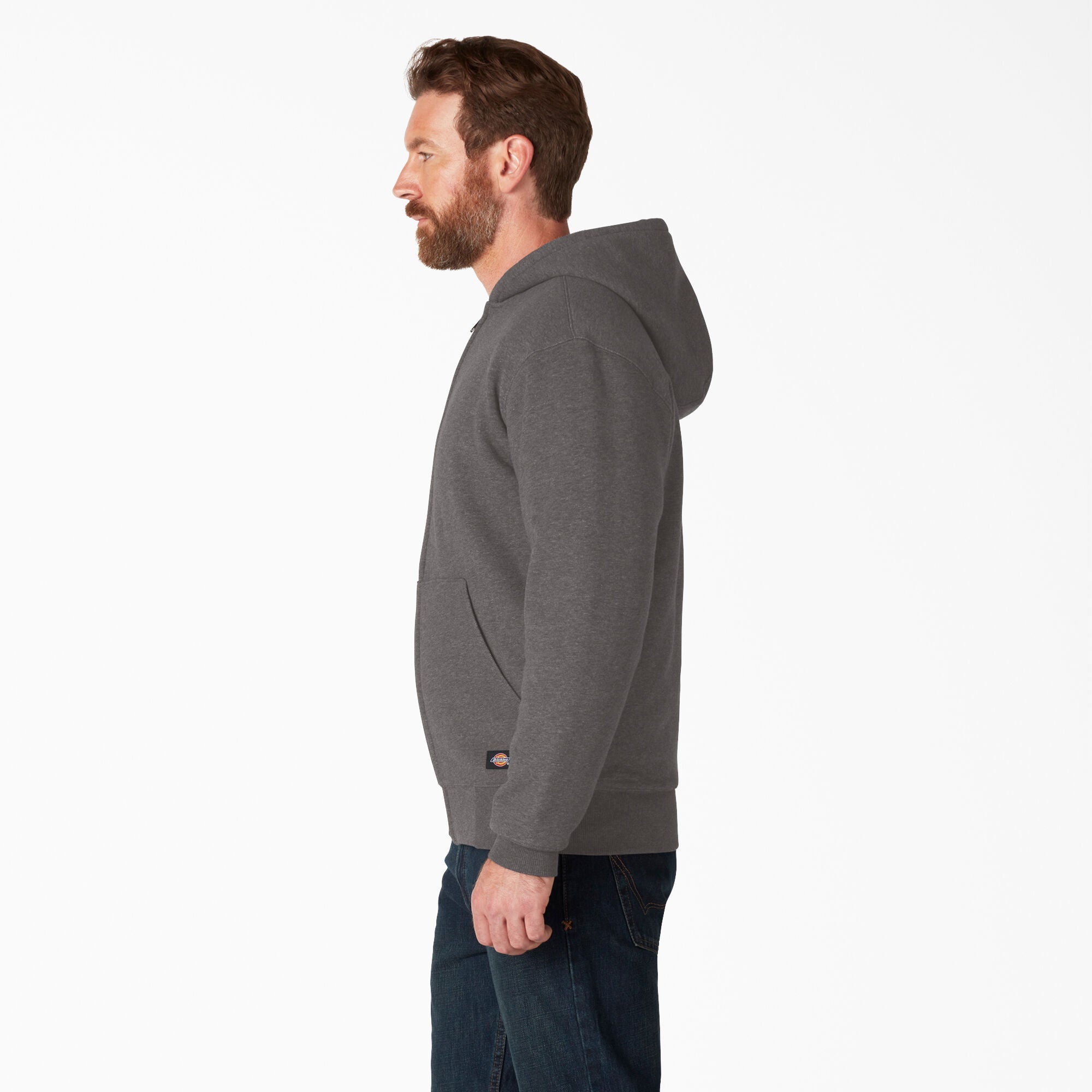 "High Pile Fleece Lined Full Zip Hoodie"