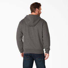 "High Pile Fleece Lined Full Zip Hoodie"