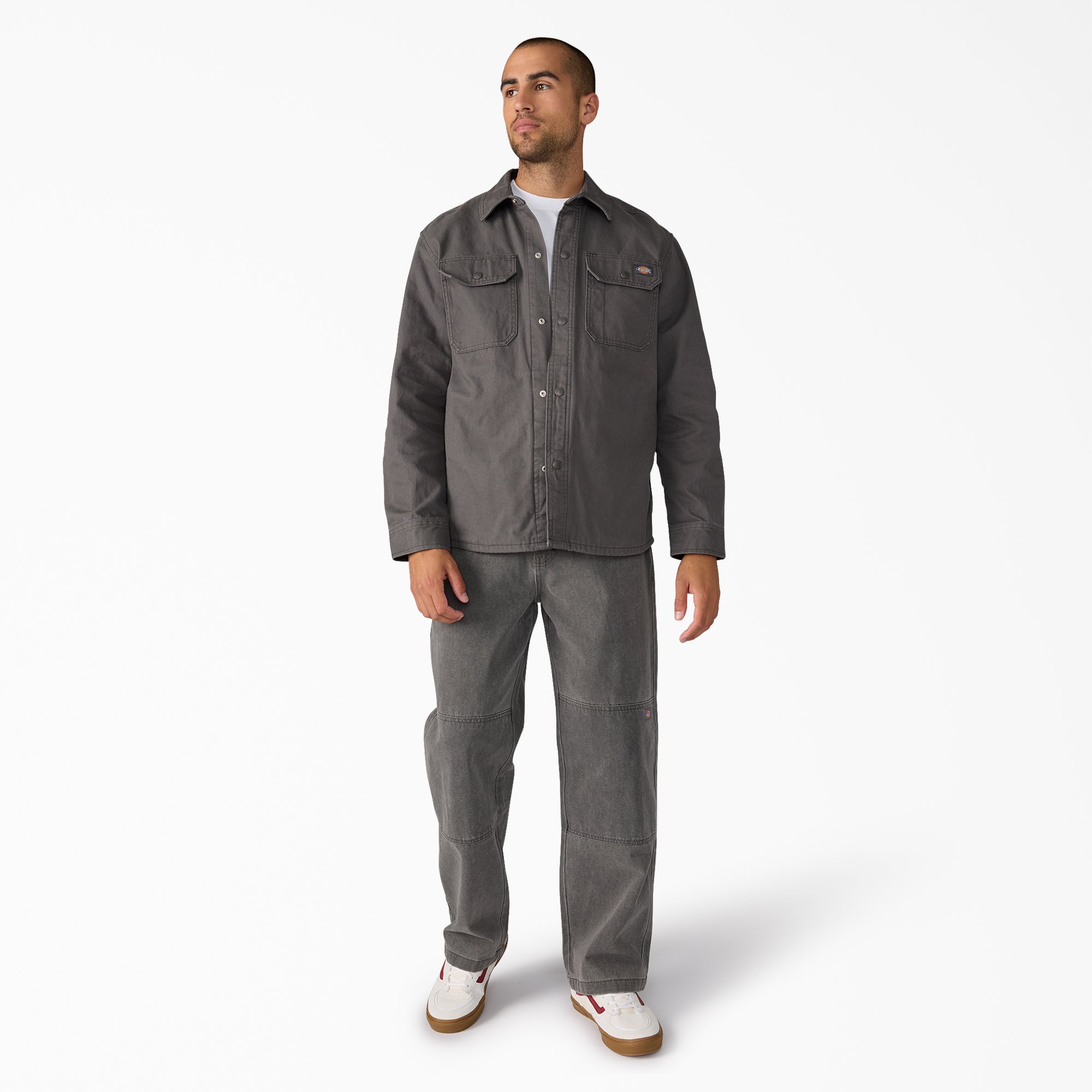 "Relaxed Fit Double Knee Jeans"