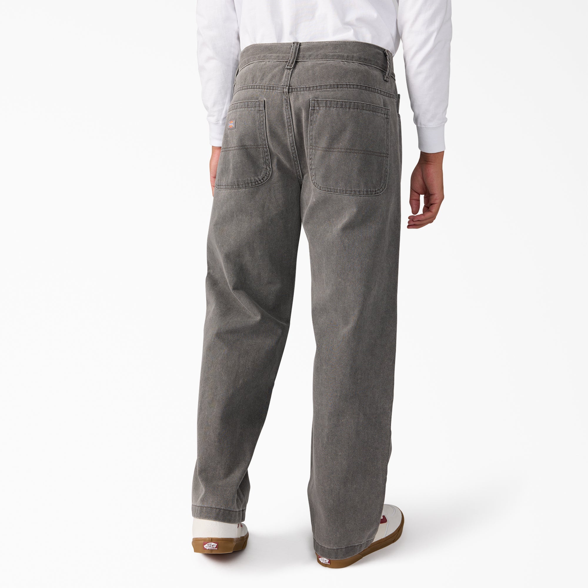 "Relaxed Fit Double Knee Jeans"
