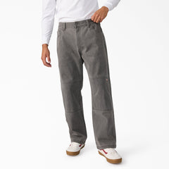"Relaxed Fit Double Knee Jeans"