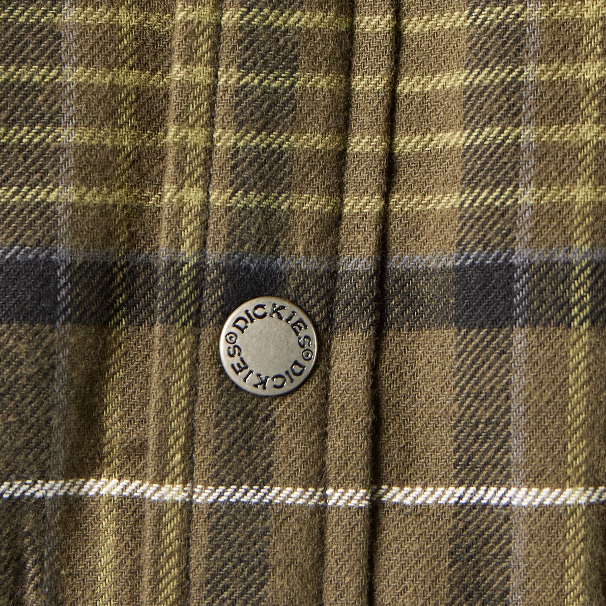 "Water Repellent Fleece-Lined Flannel Shirt Jacket"