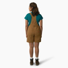"Women's Relaxed Fit Bib Shortalls, 7"""