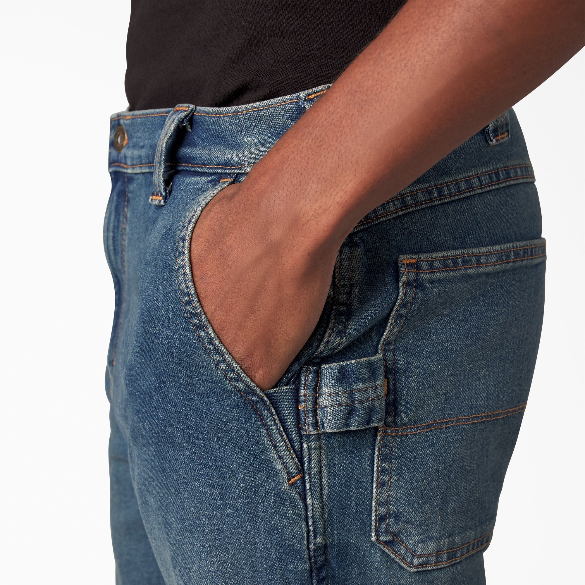 "FLEX Regular Fit Carpenter Utility Jeans"