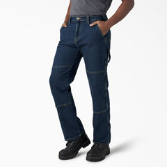 "FLEX Relaxed Fit Double Knee Jeans"