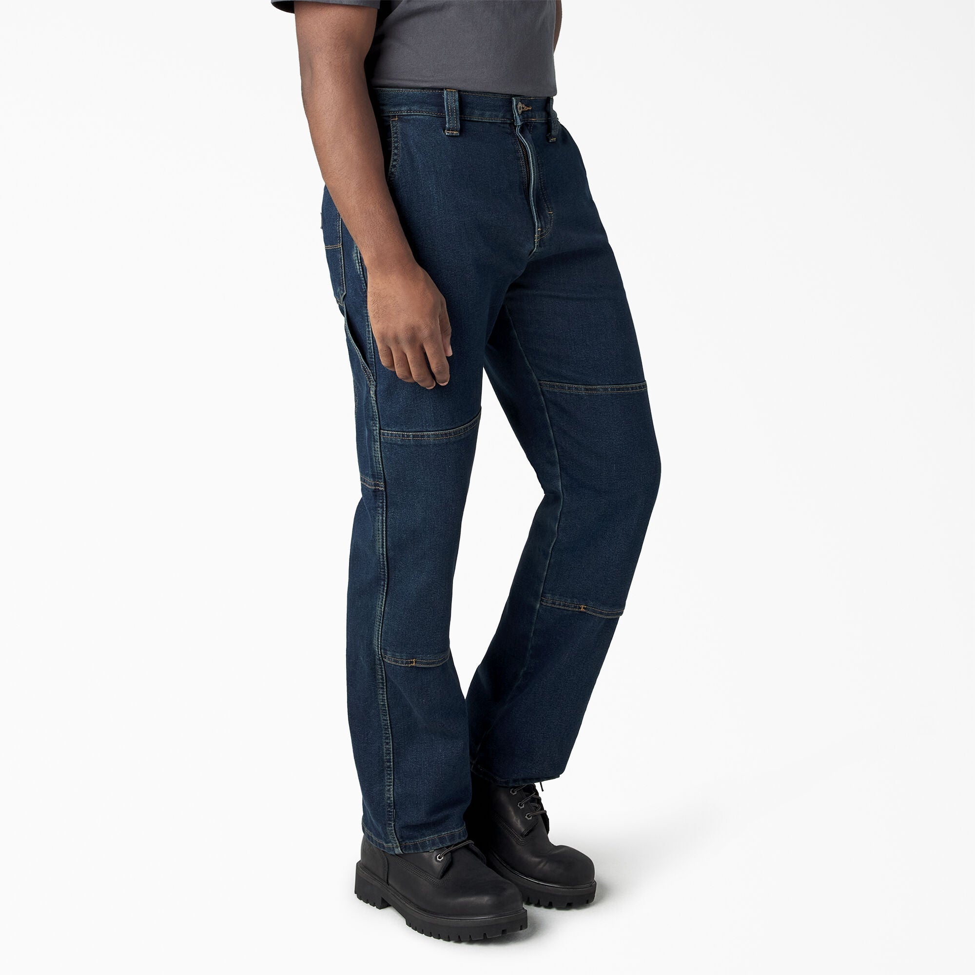 "FLEX Relaxed Fit Double Knee Jeans"