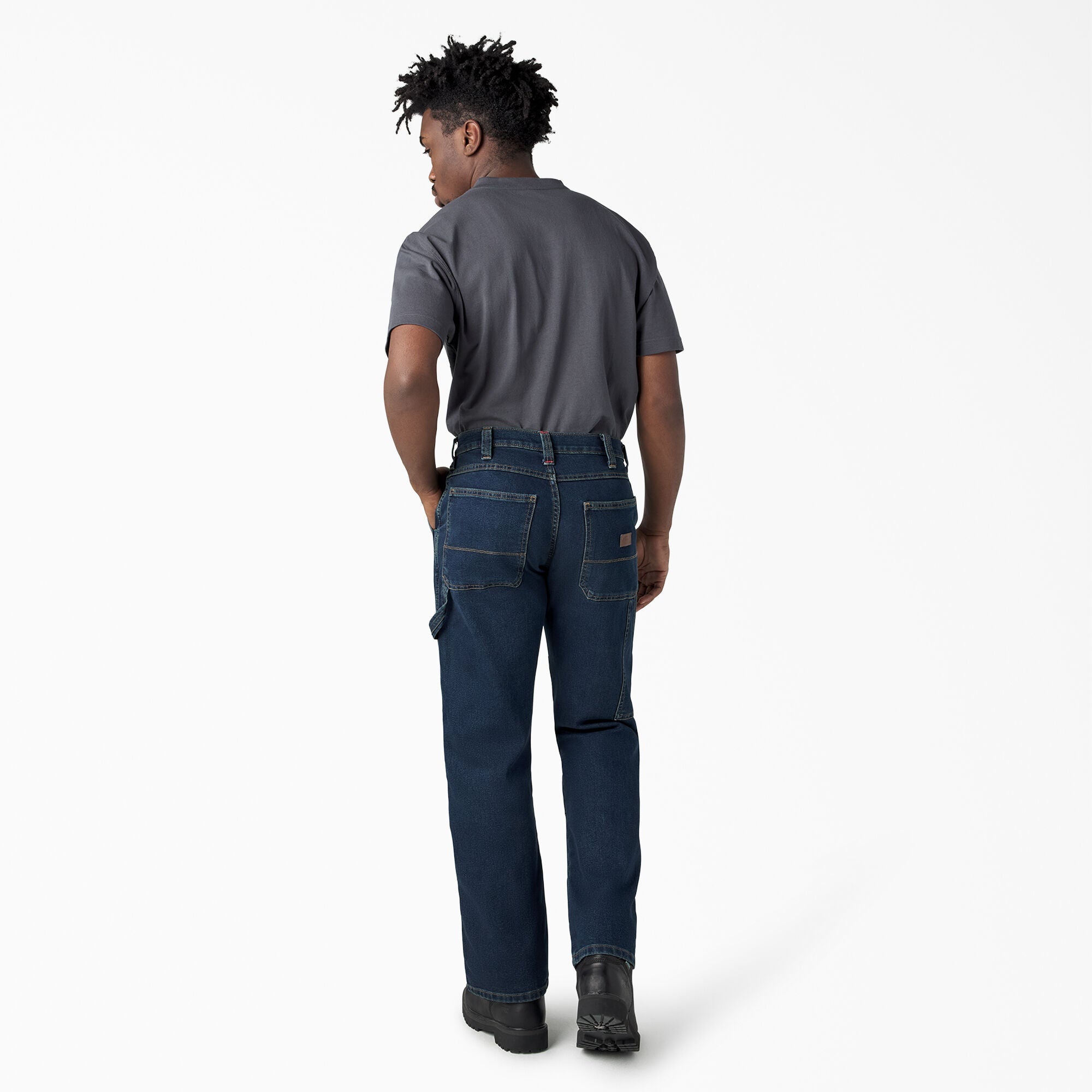 "FLEX Relaxed Fit Double Knee Jeans"