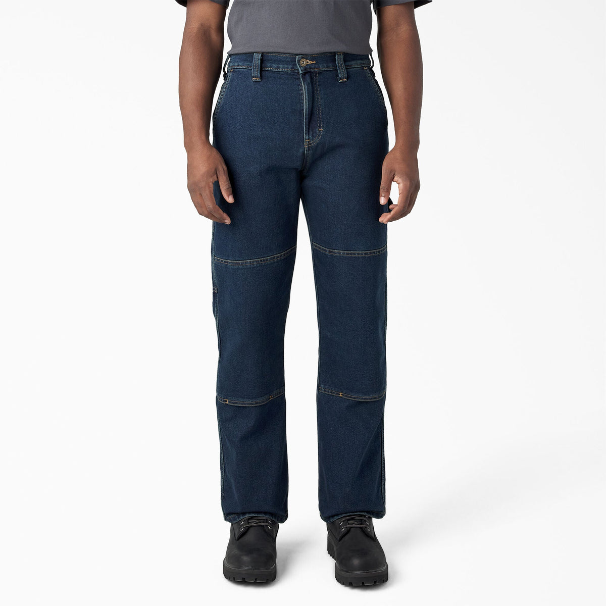 "FLEX Relaxed Fit Double Knee Jeans"