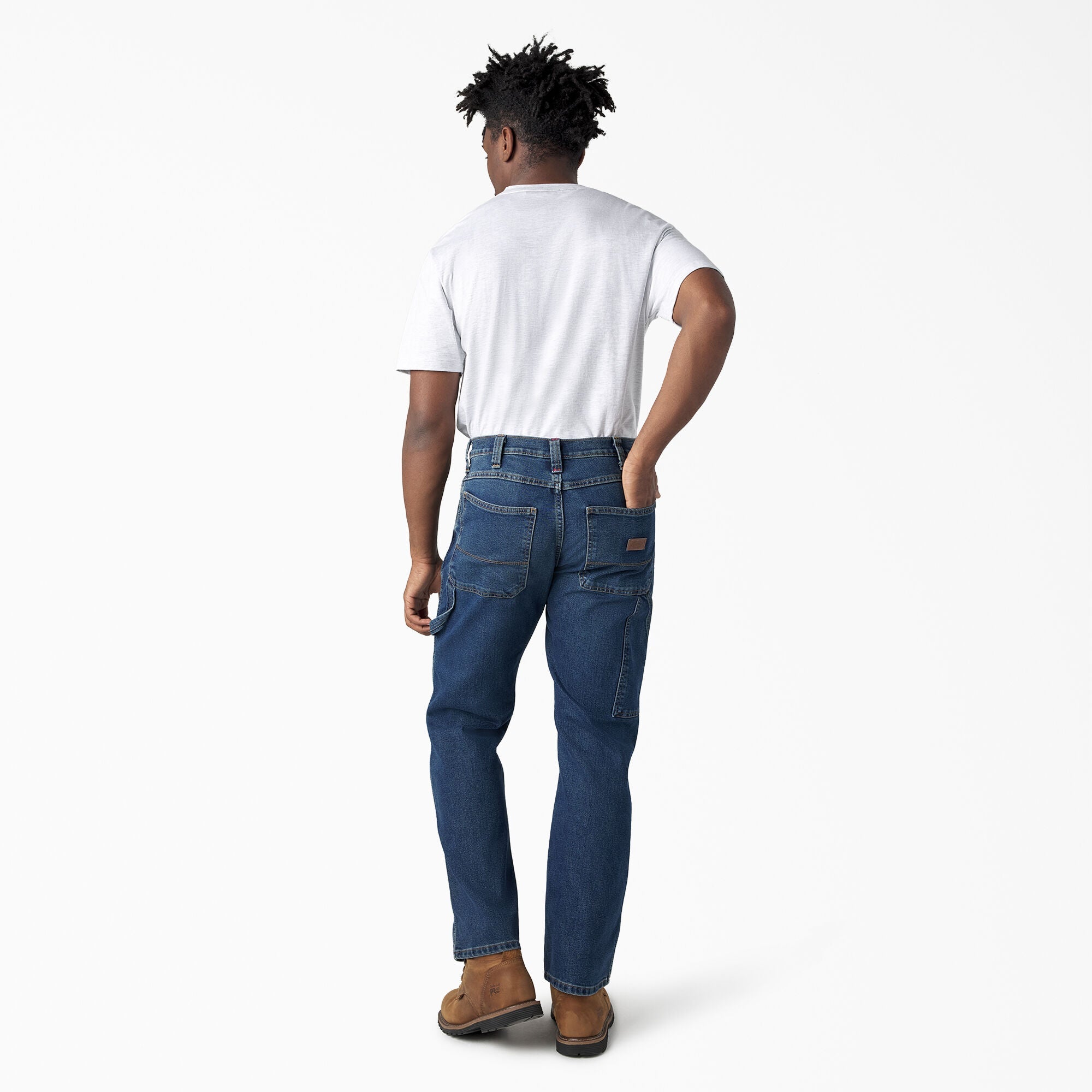 "FLEX Relaxed Fit Double Knee Jeans"