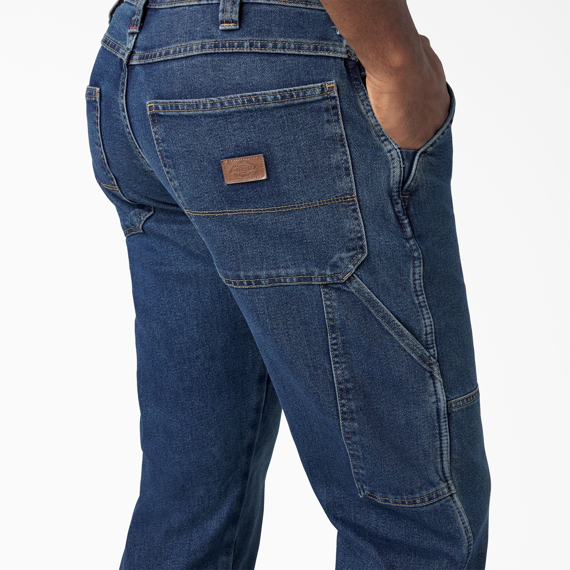 "FLEX Relaxed Fit Double Knee Jeans"