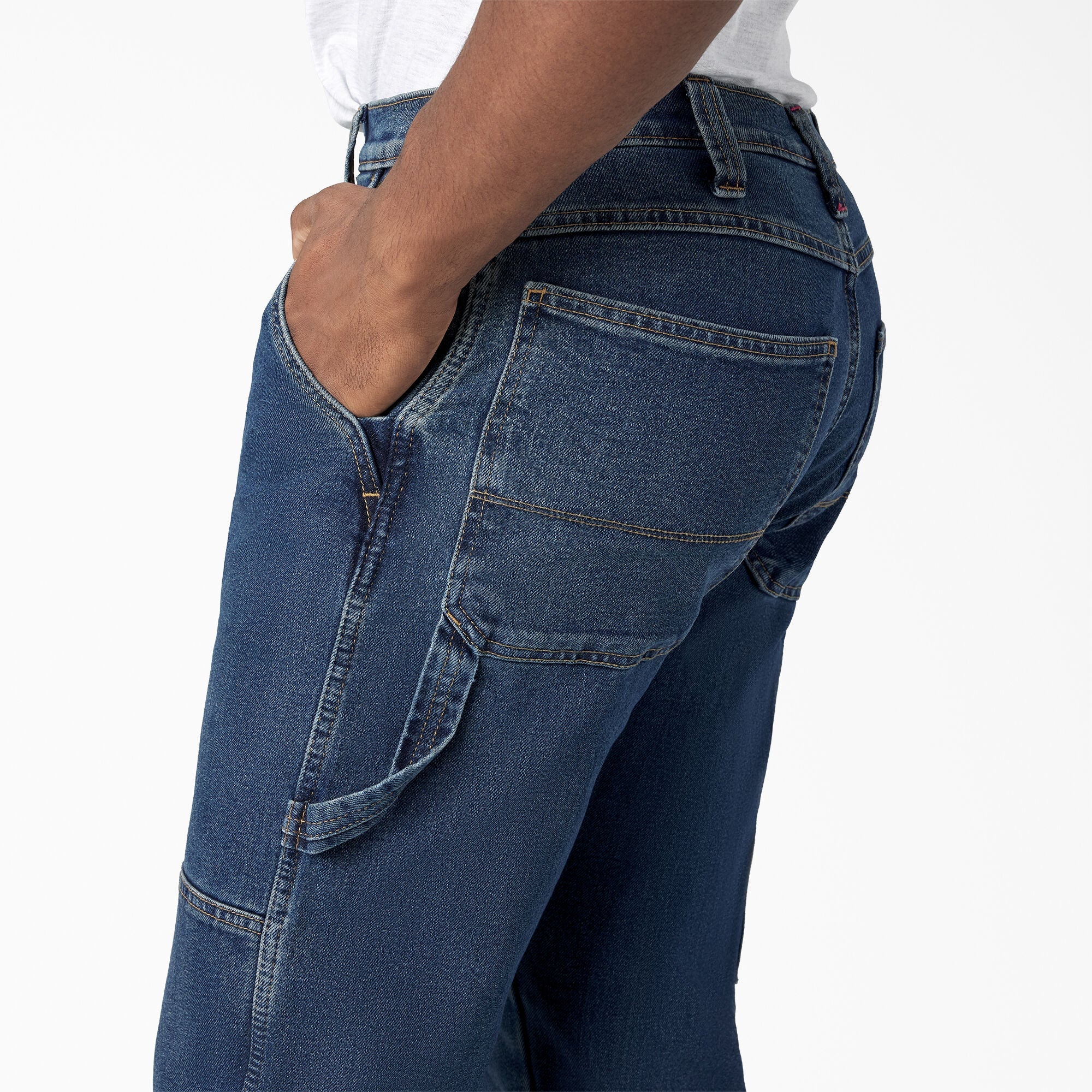 "FLEX Relaxed Fit Double Knee Jeans"