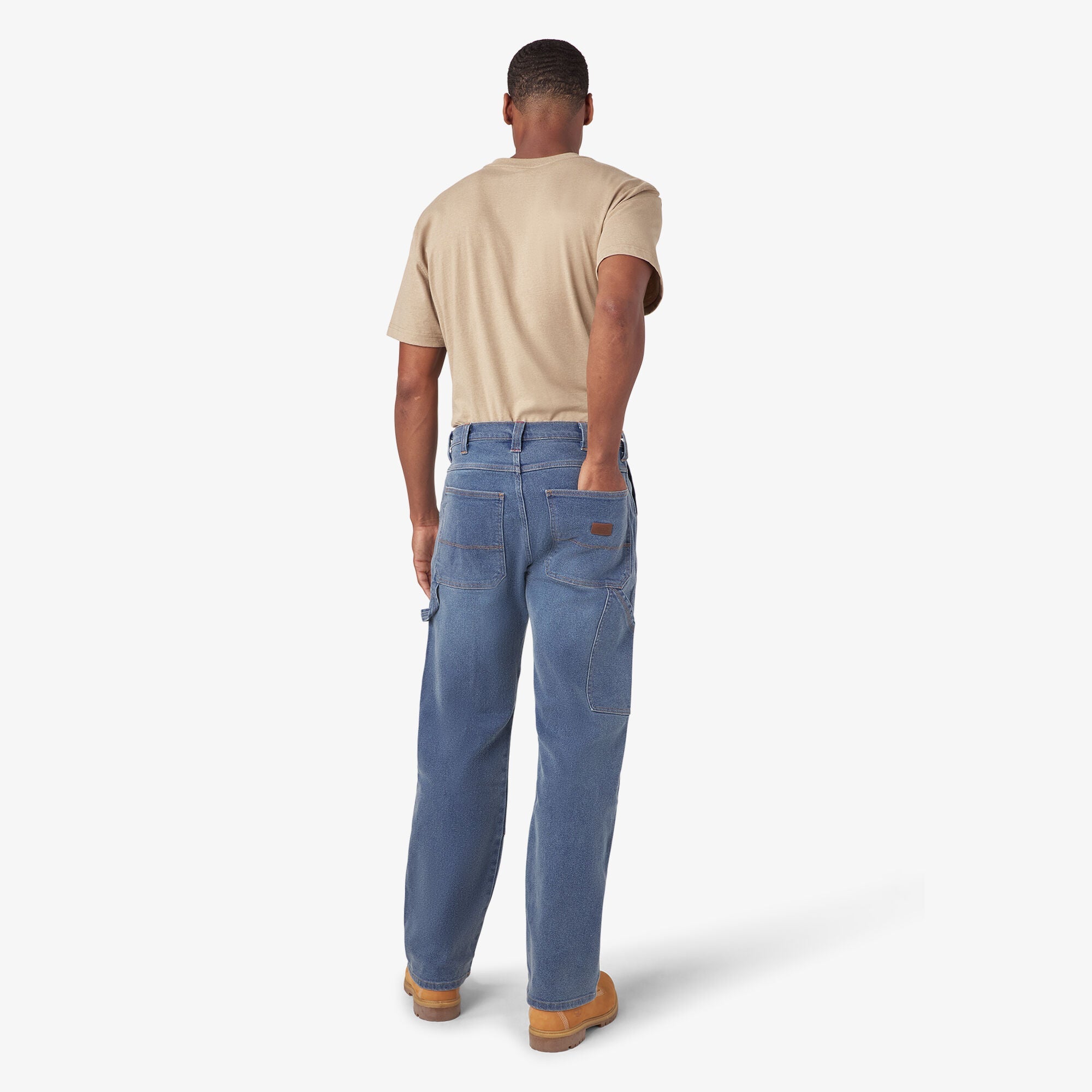 "FLEX Relaxed Fit Double Knee Jeans"