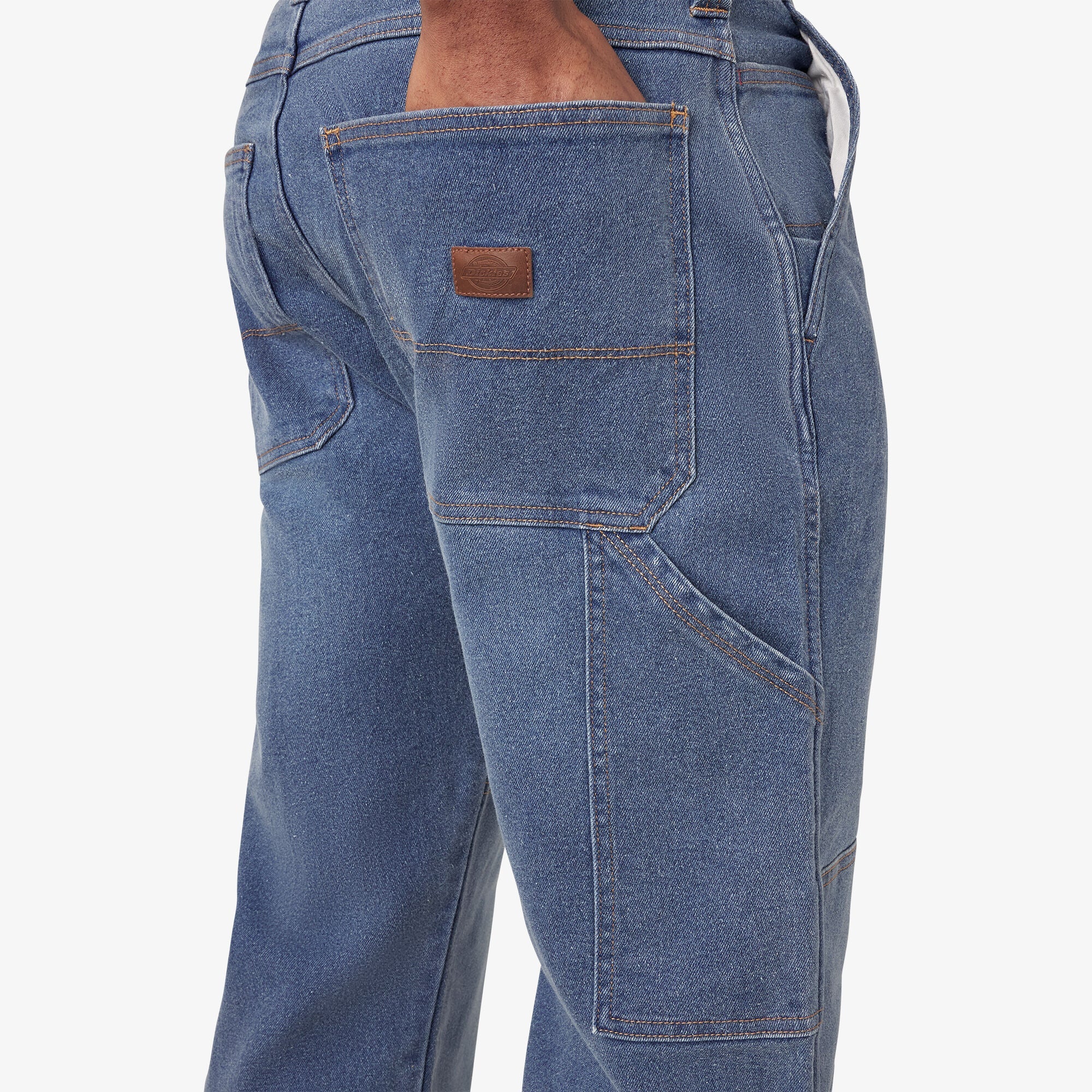 "FLEX Relaxed Fit Double Knee Jeans"