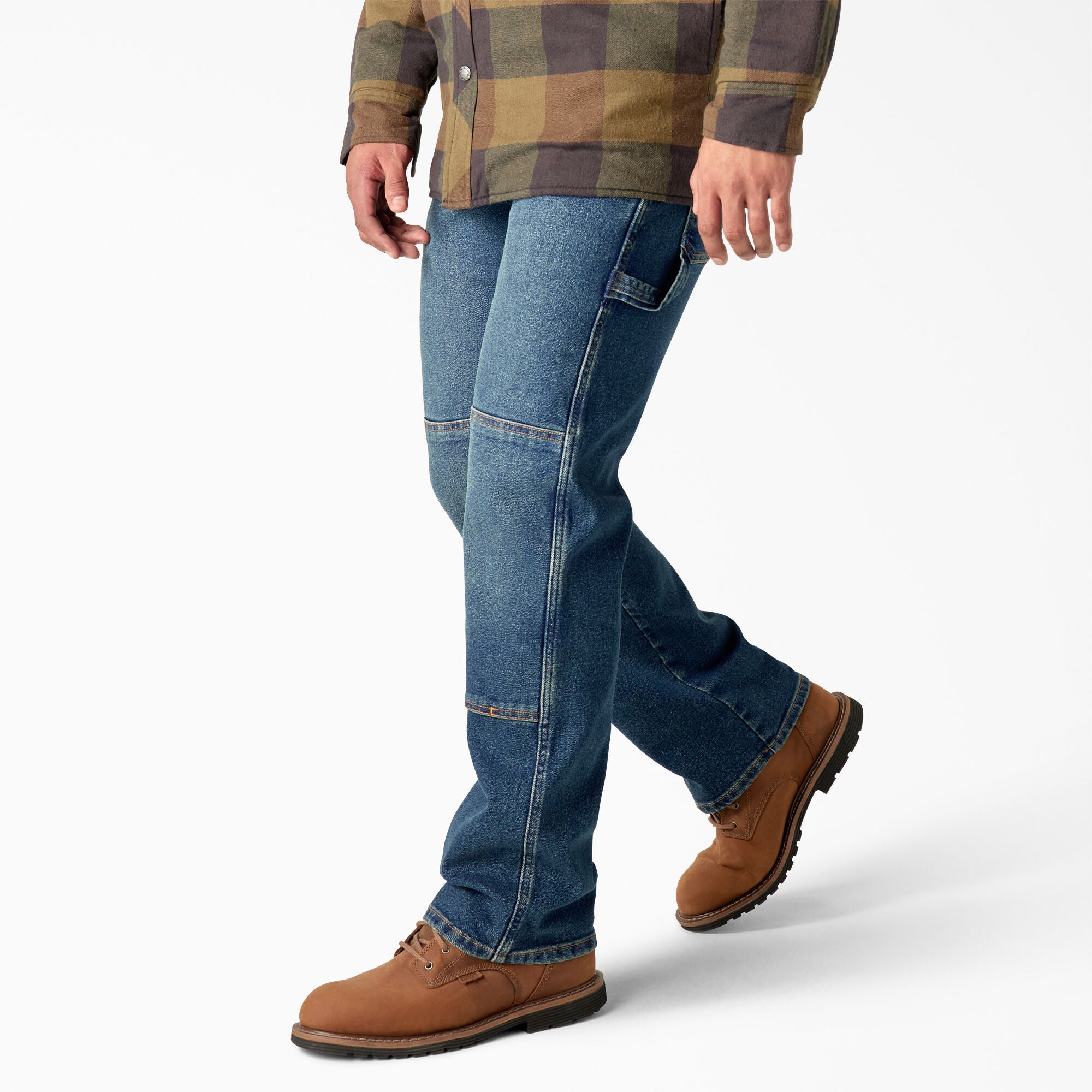 "FLEX Relaxed Fit Double Knee Jeans"