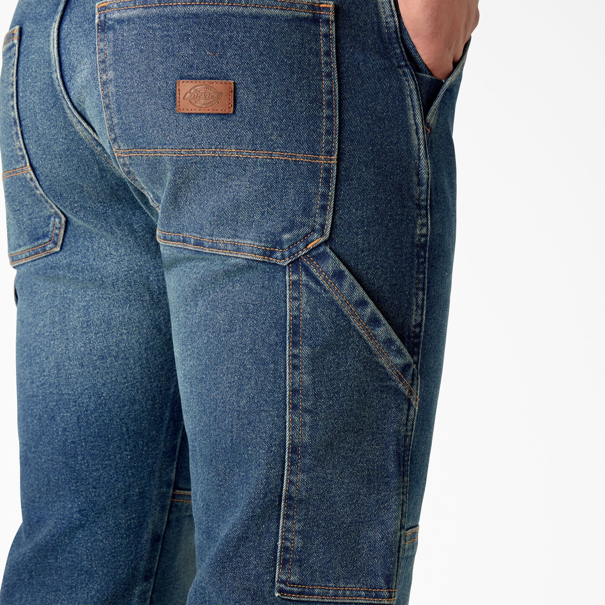 "FLEX Relaxed Fit Double Knee Jeans"