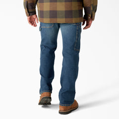 "FLEX Relaxed Fit Double Knee Jeans"