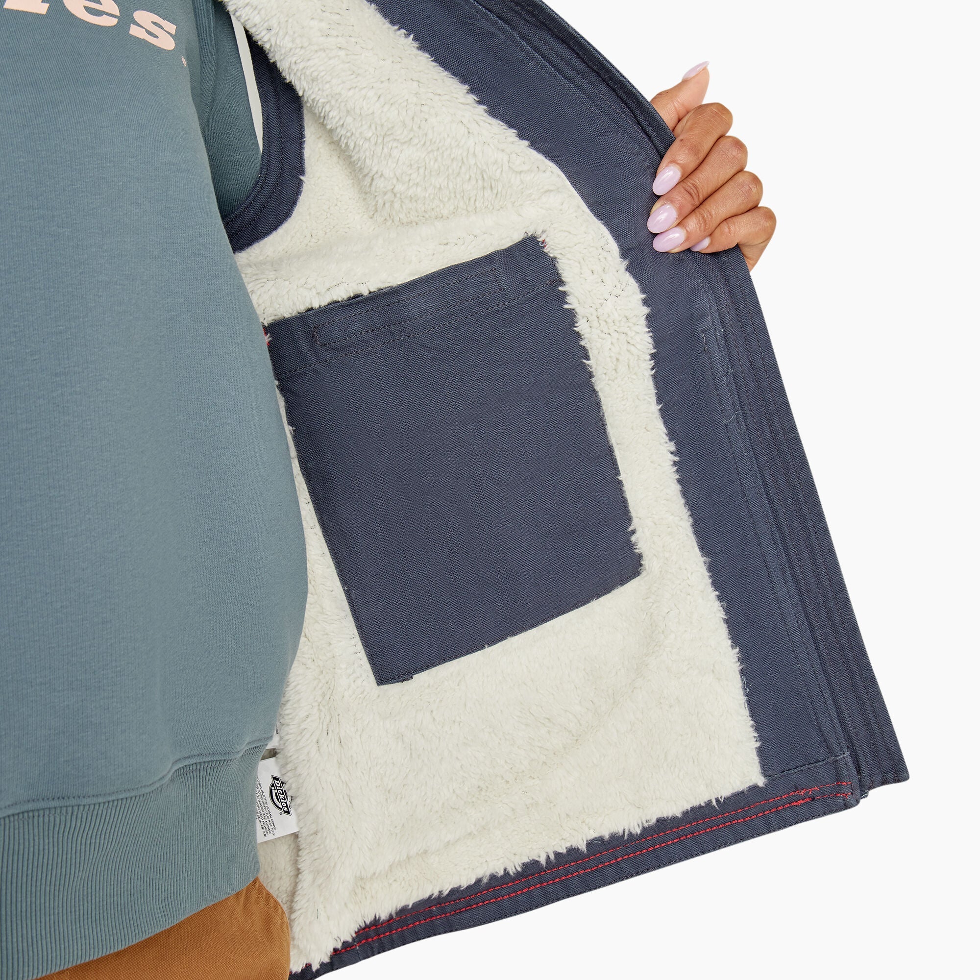 "Women's Fleece Lined Duck Canvas Vest"
