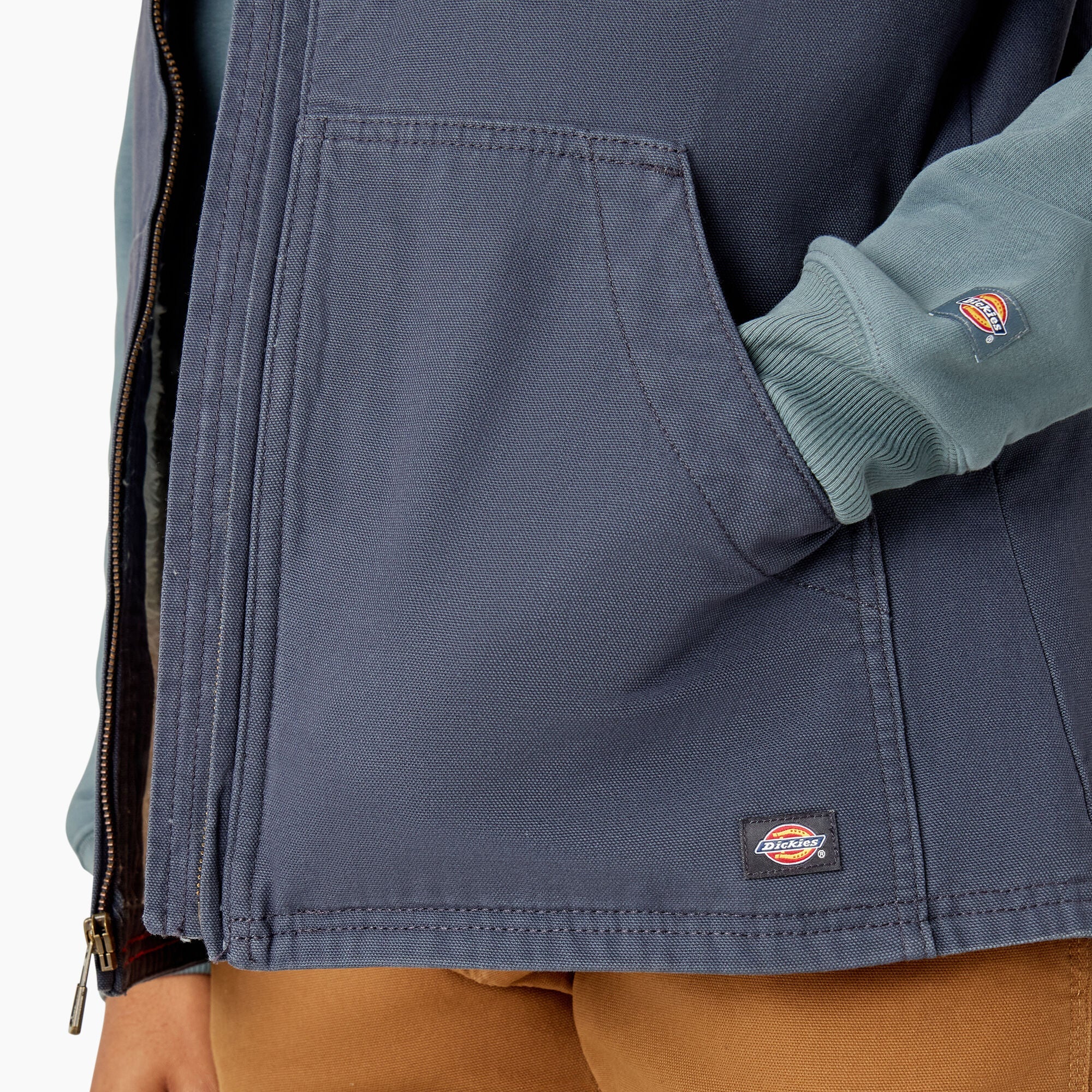 "Women's Fleece Lined Duck Canvas Vest"