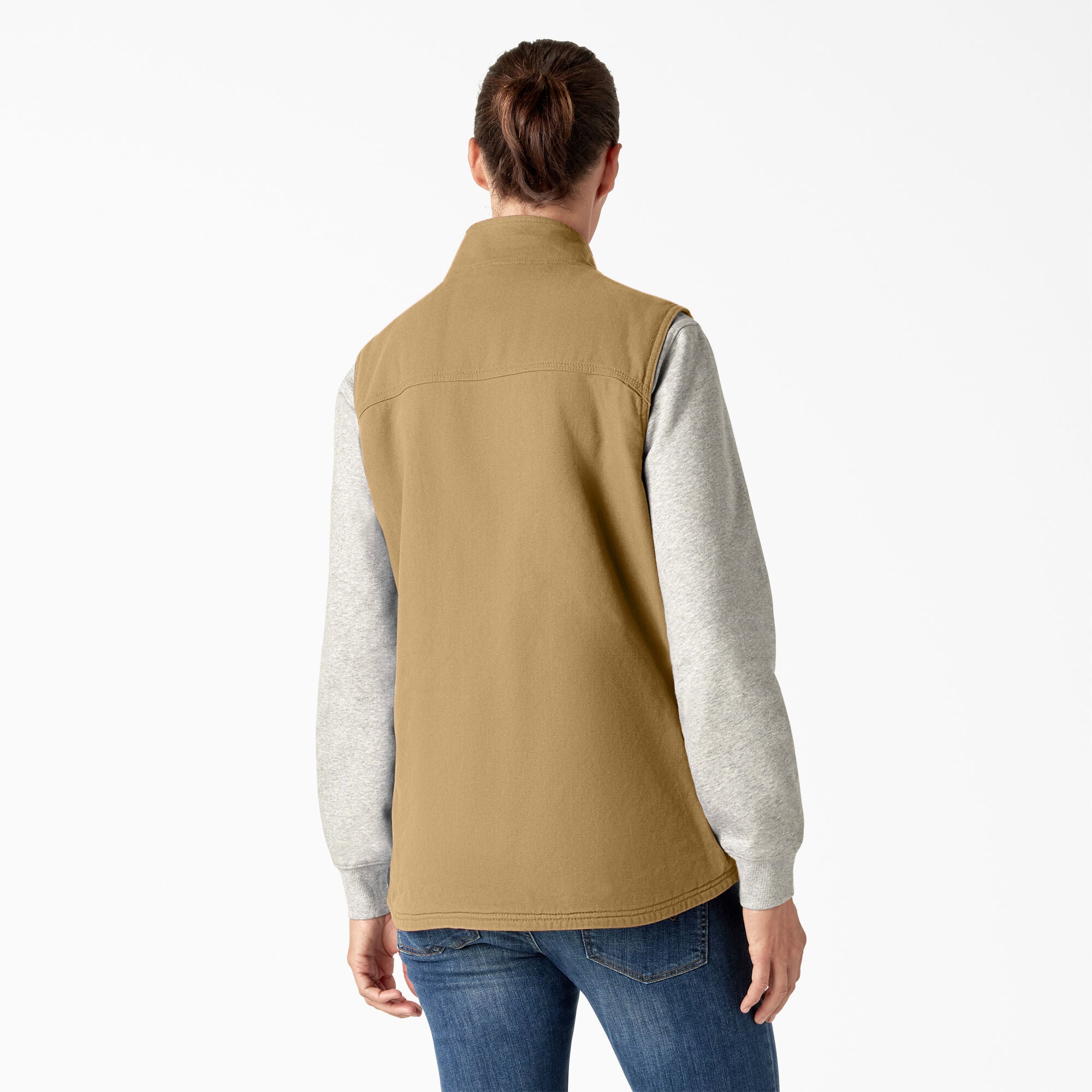 "Women's Fleece Lined Duck Canvas Vest"