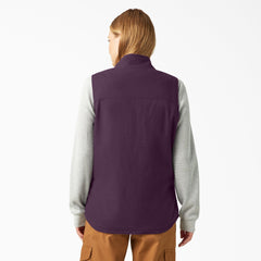 "Women's Fleece Lined Duck Canvas Vest"
