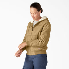 "Women's Fleece Lined Duck Canvas Jacket"