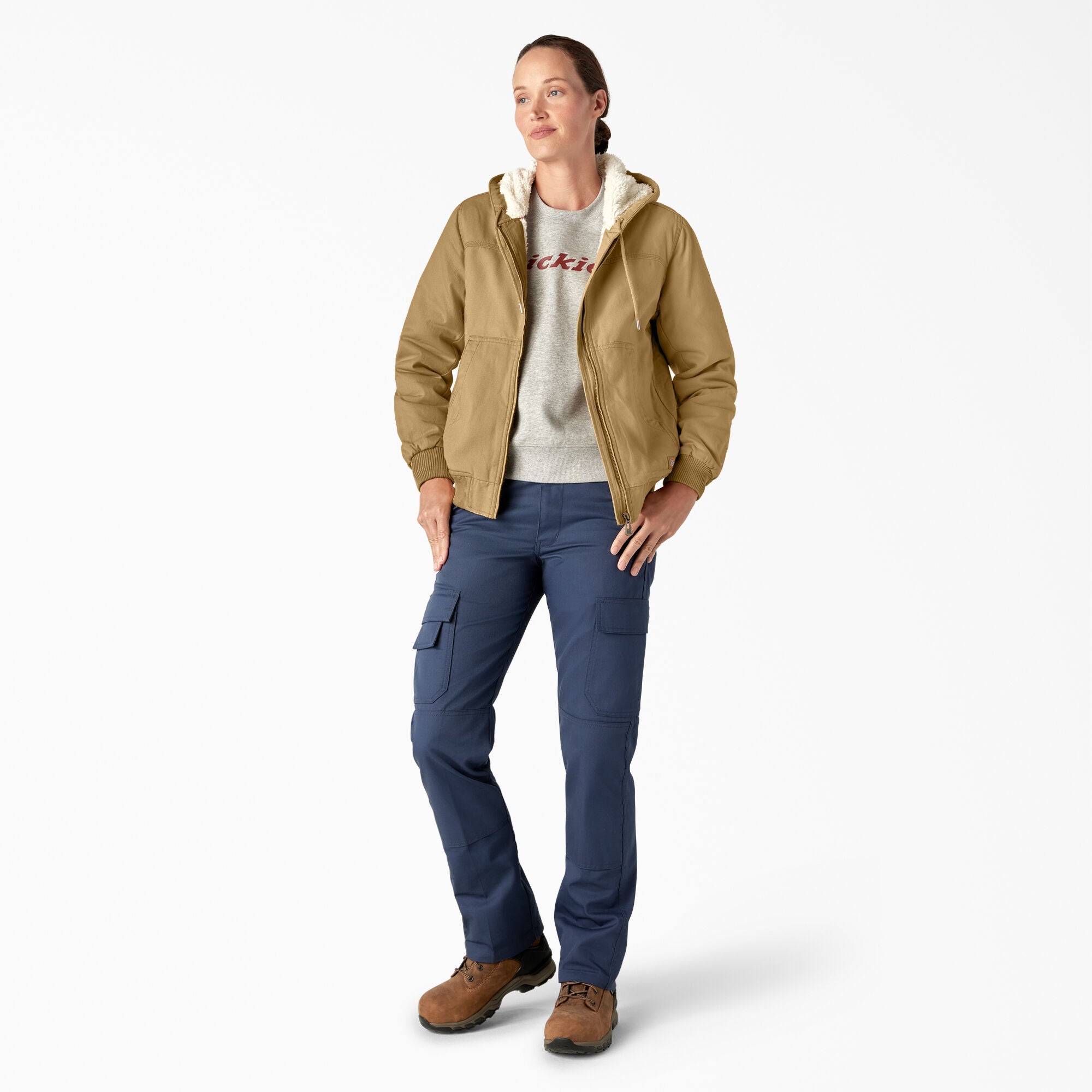 "Women's Fleece Lined Duck Canvas Jacket"