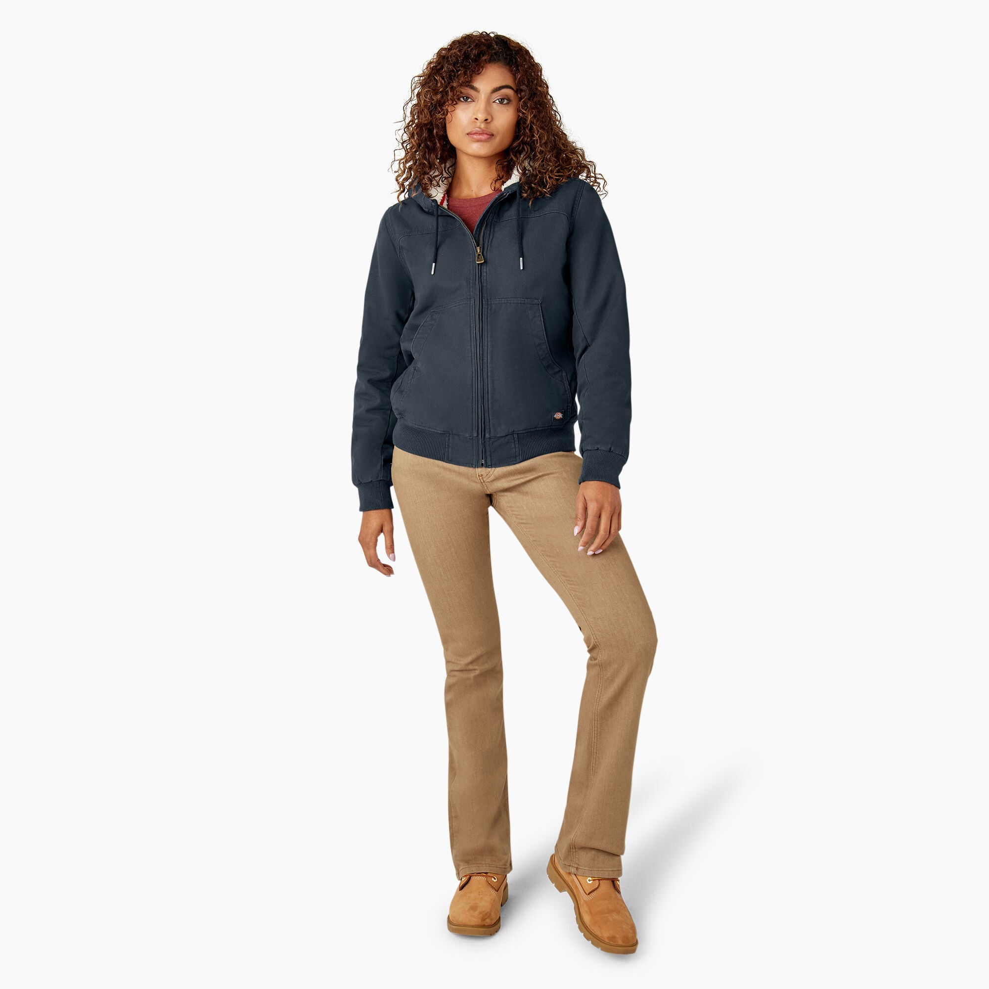 "Women's Fleece Lined Duck Canvas Jacket"