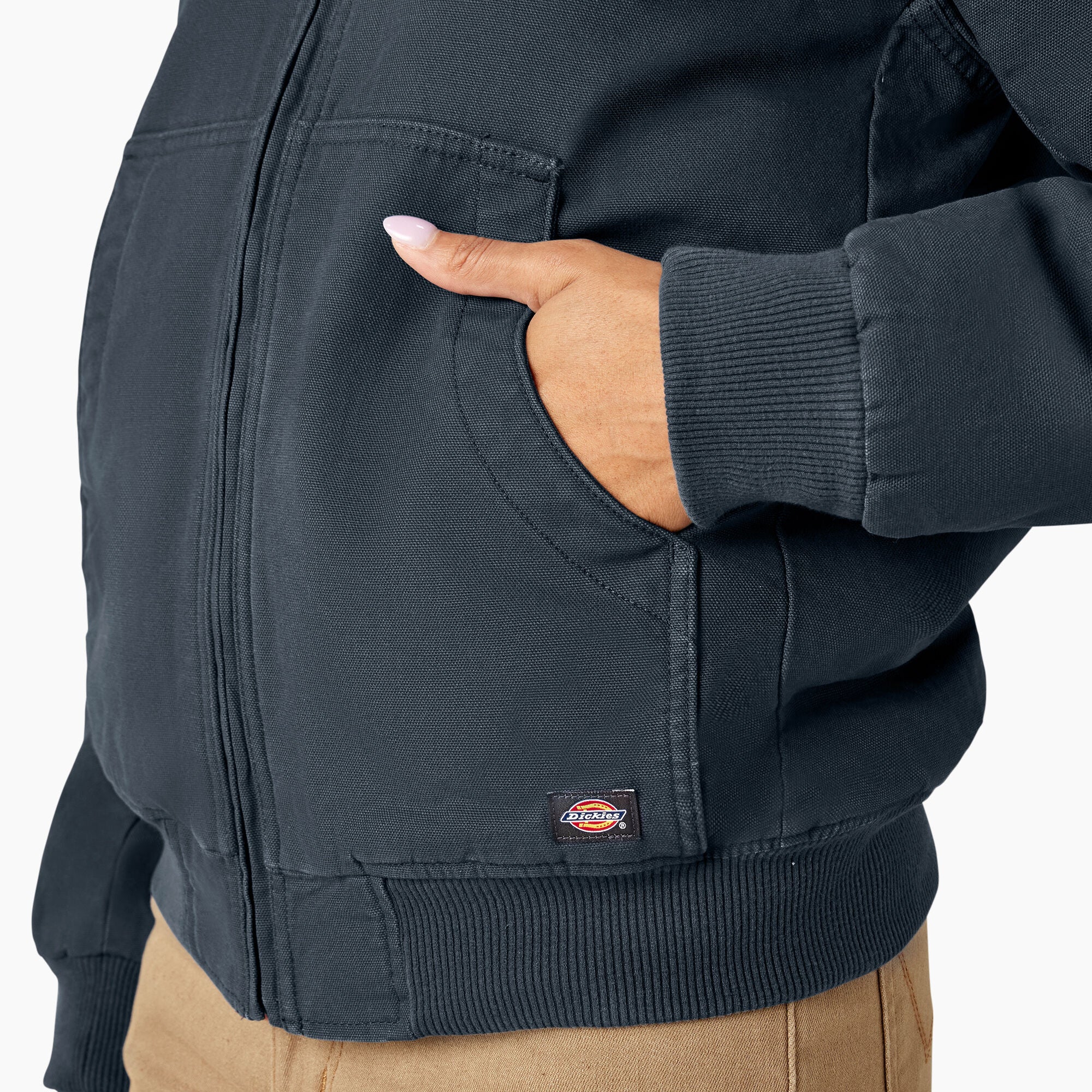 "Women's Fleece Lined Duck Canvas Jacket"