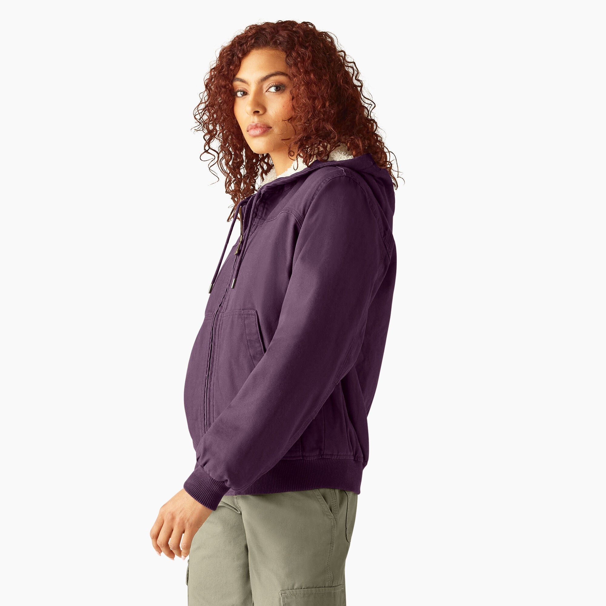 "Women's Fleece Lined Duck Canvas Jacket"