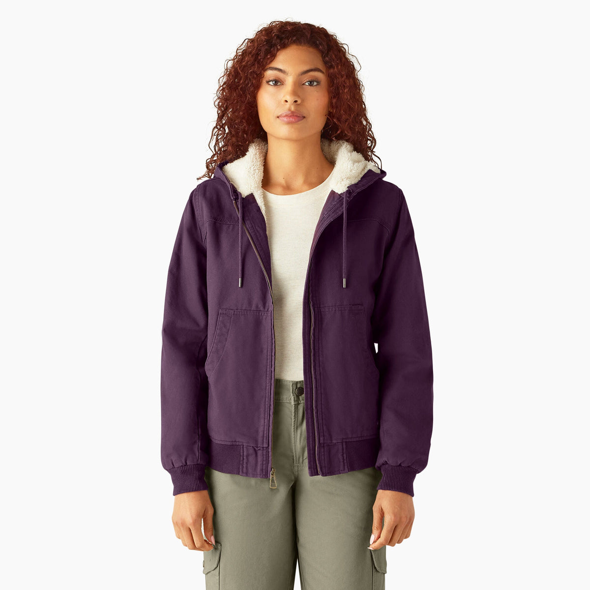 "Women's Fleece Lined Duck Canvas Jacket"