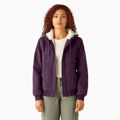 "Women's Fleece Lined Duck Canvas Jacket"