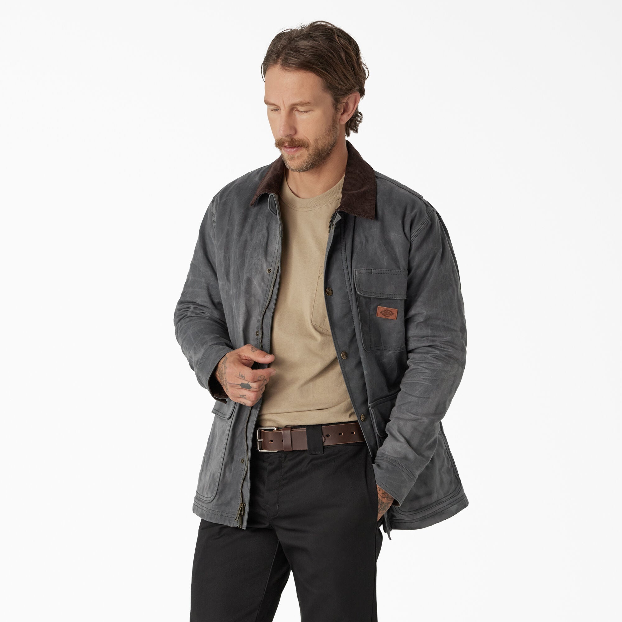 "Fully Waxed Canvas Chore Coat"