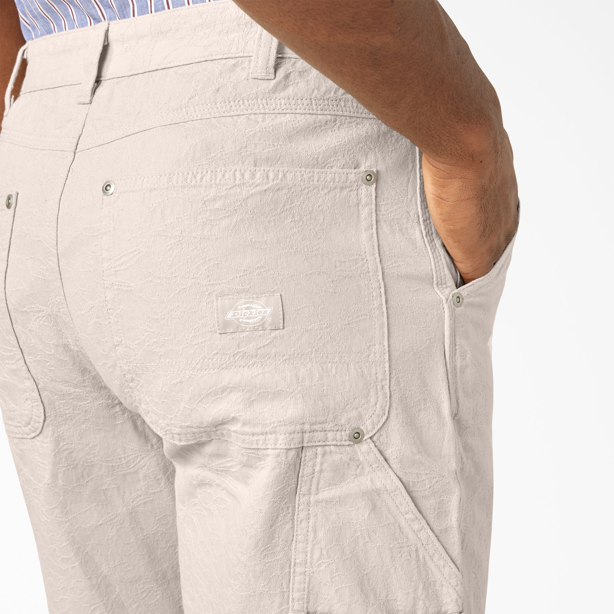 "Tonal Jacquard Painter's Shorts, 11"""