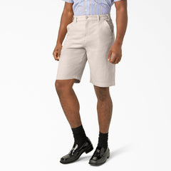 "Tonal Jacquard Painter's Shorts, 11"""