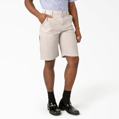 "Tonal Jacquard Painter's Shorts, 11"""